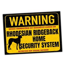 Schild Rhodesian Ridgeback RR