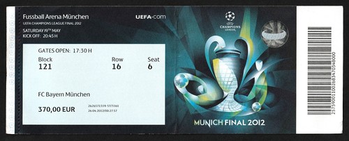 Ticket 2012 fc chelsea - |,