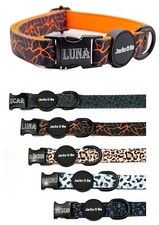 Jacks O Be Hundehalsband Halsband Name Gravur personalisiert Haustier Hund Nylon