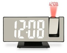 Led digital projektionswecker - led,