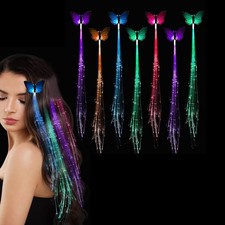 Haare leuchtende Zöpfe, LED Butterplay Haarzöpfe, leuchtende Haar Accessoires