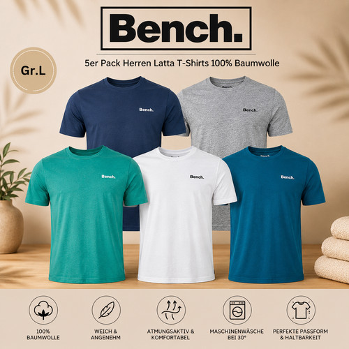 Bench herren latta shirts - latta, t-shirts