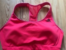Sport-BH Gr. M (C-D) Adidas neon rot Damen atmungsaktiv