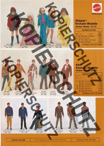 Mattel vintage messe - mattel,