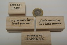 STAMPIN UP HOLZSTEMPEL-SET  "MOON BABY"