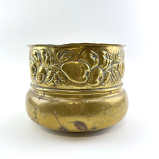 Messing Übertopf Vintage