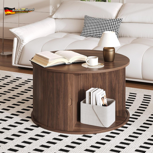 Couchtisch eiche 70x70 - eiche, mit
