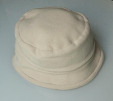 Damenhut  Ø 17 cm = 54 - creme weiß - dick gefüttert - Glockenhut - Topfhut Hut