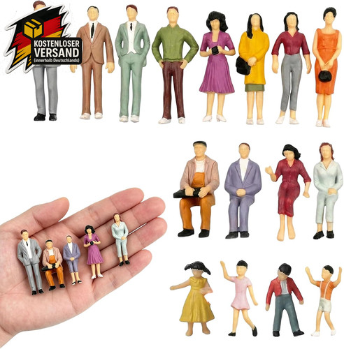 Miniaturfiguren set stück - set, 15