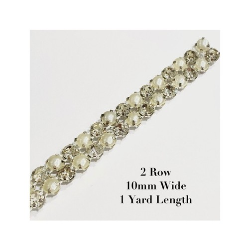 Meter silber strass diamant - silber,