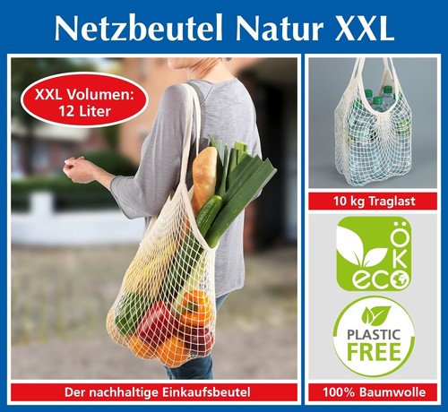 Wenko netzbeutel natur - netzbeutel, xxl