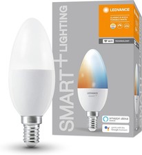 LEDVANCE E14 Smart LED Lampe WiFi Dimmbar 4,9W Leuchtmittel 2700-6500K Glühbirne