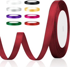 Geschenkband rot 10mm 22m - 10mm, x