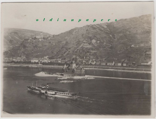 Kaub caub rhein - am, raddampfer
