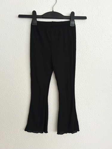 Schwarze mädchen schlaghose - schwarze,