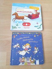 2 Pappbilderbücher Soundbuch Spiel Mal Weihnachtslieder