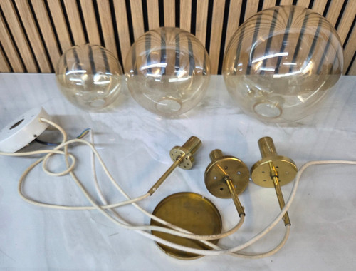 Vintage kaskadenlampe messing - kaskadenlampe,