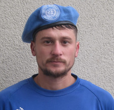 original   Barett UNO  Truppen  Soldaten  Blauhelm Gr. 59   Kopfbedeckung  NATO