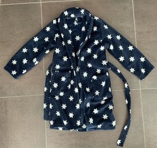 TCM, Bademantel, Größe: 122/128, Blau/Weiß, Polyester, Sterne