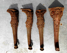 3   + 1 Ofen Füße antik