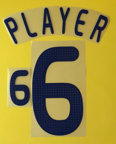 Set flock nummer number trikot - nummer,