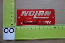 Alter Aufkleber Motorrad Moped Roller NOLAN RACING TEAM Helme
