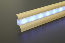 2,5 m Sockelleisten für LED Stripes Kabelkanal inkl. Montagematerial! 14 Farben!