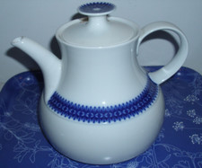 Thomas Teekanne ! Rotunda weiß-blau ( kobalt), wie neu! Porzellan