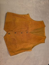 herren weste braun leder