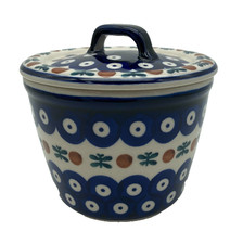 Schmalztopf mit Deckel in Dekor Kranz - 2.Wahl