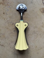 Alessi Korkenzieher Anna G. Design Alessandro Mendini gelb wie neu Kultobjekt
