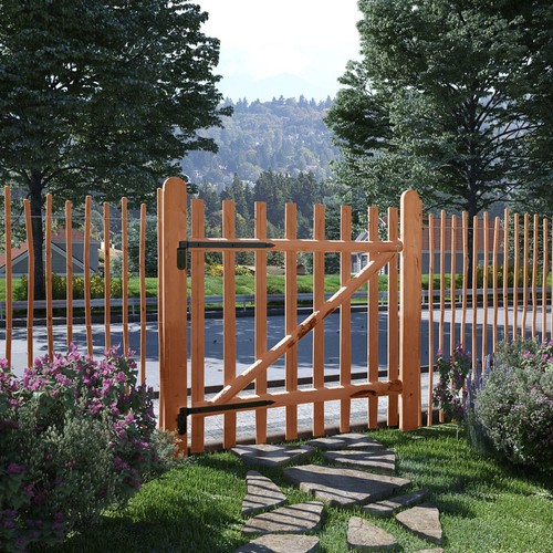 Outdoor gartentor holz zauntor - gartentor,
