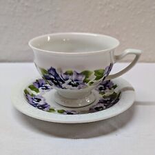 Kaffeetasse mit UT Rosenthal Stiefmütterchen Classic Rose Collection Maria