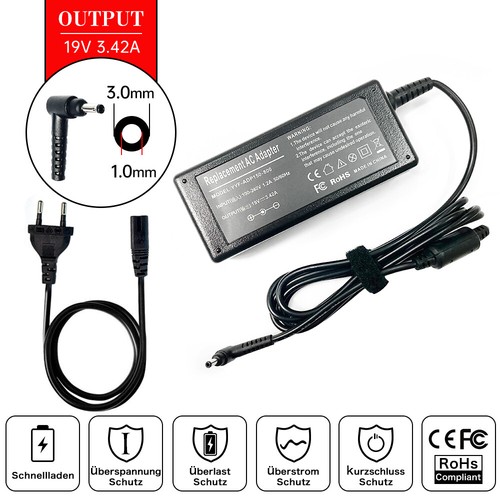 65w netzteil ladegerät für - 65w,