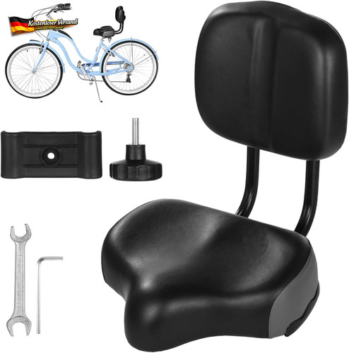 Fahrradsattel mit rückenlehne - mit,