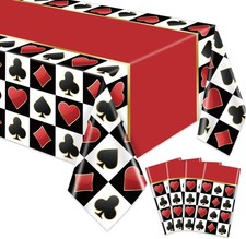 Rote casino tischdecken set 4 - tischdecken,