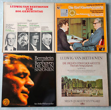 Beethoven, 5 Klavierkonzerte, Die frühen Streichquartette, 9 Symphonien, 4 Boxen