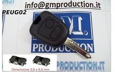 Schlüsselgehäuse Cover Für Peugeot 206 Fernbedienung Ohne Logo +2 Schalter