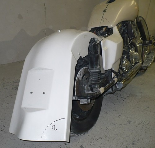 Harley touring heckfender gfk - touring,