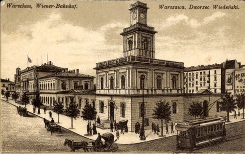 Warszawa warschau polen - ak,