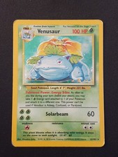 Pokémon Karte • Bisaflor • Holo • Basis Set Base Sammlung • Englisch • Vintage 