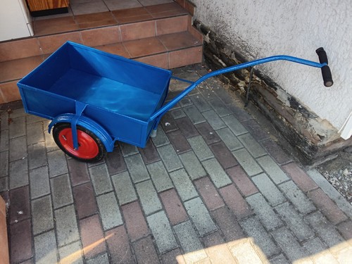 Ddr handwagen klaufix fahrrad - handwagen,
