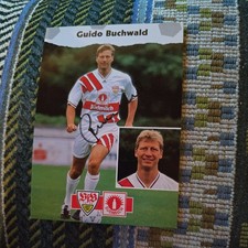 Guido Buchwald VfB Stuttgart Autogrammkarte original signiert