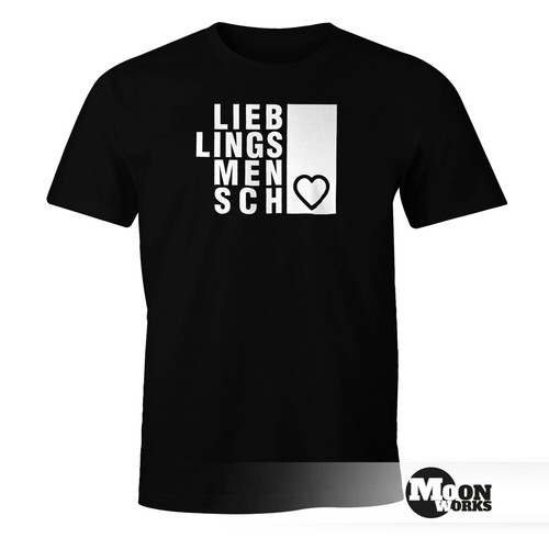 Herren shirt lieblingsmensch - t-shirt,