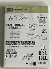 Stempelset Stampin'Up! „Reihenweise Grüße“ Frohe Ostern 