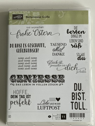 Stempelset stampin - stempelset, stampin'up