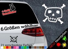 Totenkopf Aufkleber Schädel 6