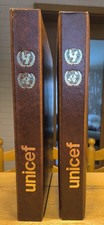 2 UNICEF-Ringbinder braun