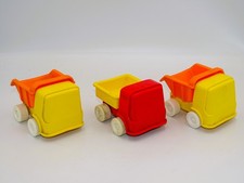 3x Vintage Plastik LKW