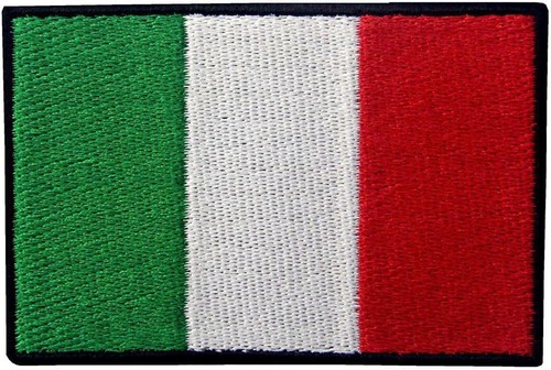 Italienische flagge aufnäher - flagge,